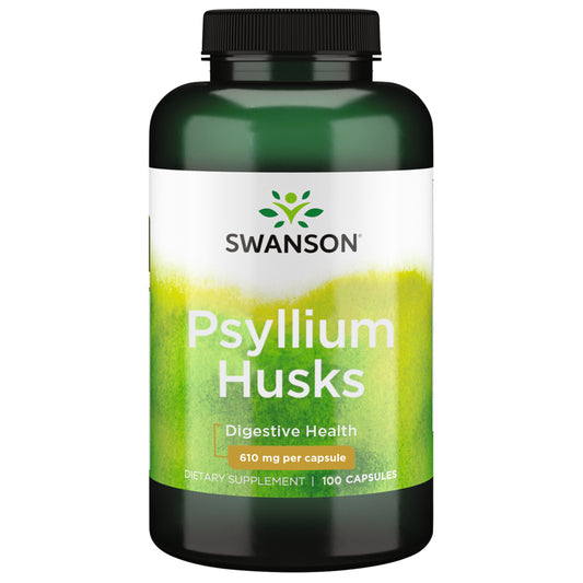 Swanson Psyllium Husks 610 Mg 100 Capsules
