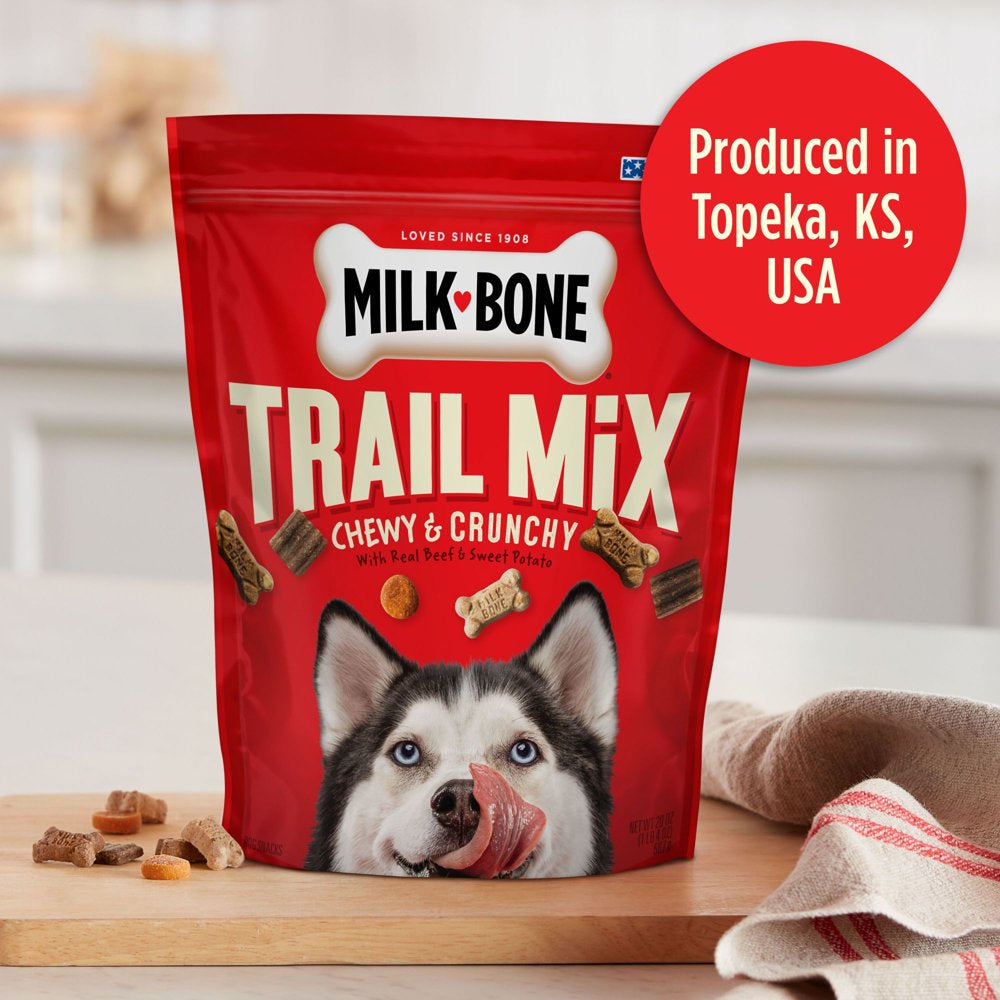 Trail Mix with Real Beef & Sweet Potato Dog Treats, 20 Oz. Bag